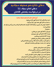 دعاى امام سجاد علیه السلام در درخواست بخشش گناهان 